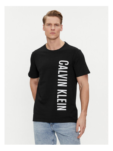 Calvin Klein Swimwear Тишърт KM0KM00998 Черен Regular Fit
