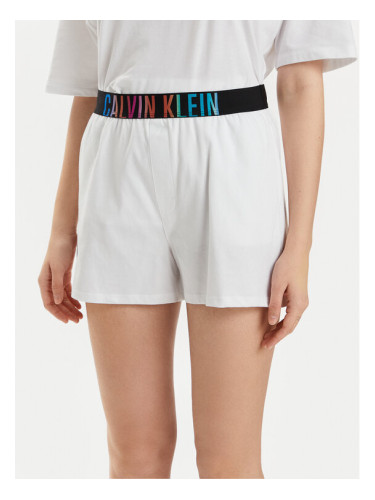 Calvin Klein Underwear Пижамени шорти 000QS7194E Бял Relaxed Fit