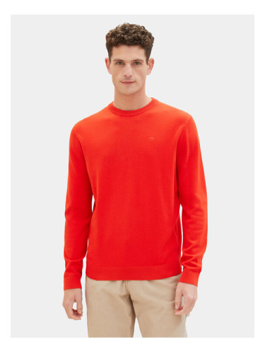 Tom Tailor Пуловер 1039810 Червен Regular Fit