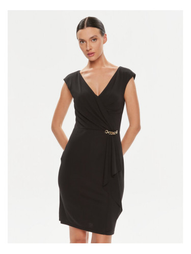 Rinascimento Коктейлна рокля CFC0019373002 Черен Regular Fit