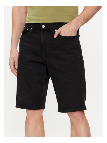 Calvin Klein Jeans Дънкови шорти J30J324872 Черен Slim Fit