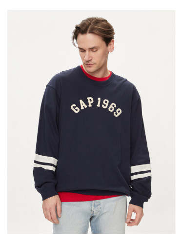 Gap Суитшърт 664496-01 Тъмносин Regular Fit