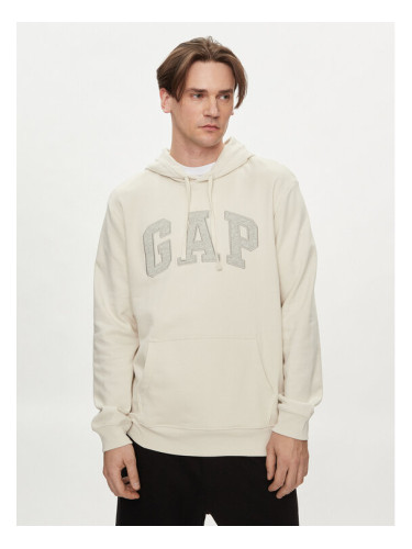 Gap Суитшърт 868453-02 Бежов Regular Fit