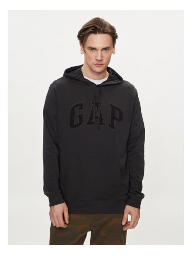 Gap Суитшърт 868453-04 Черен Regular Fit