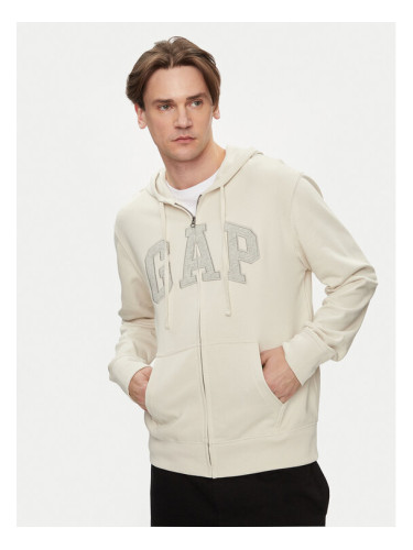 Gap Суитшърт 868454-05 Бежов Regular Fit