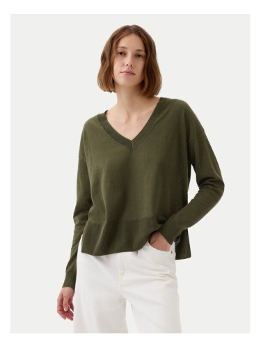 Gap Пуловер 854769-03 Зелен Relaxed Fit