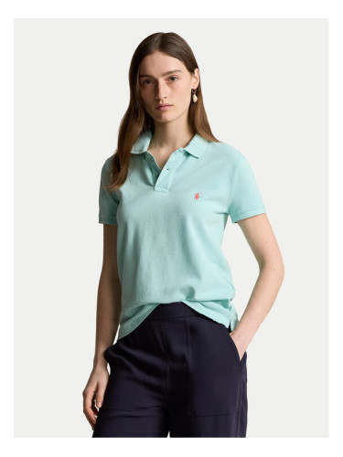 Polo Ralph Lauren Тениска с яка и копчета 211935587003 Зелен Regular Fit