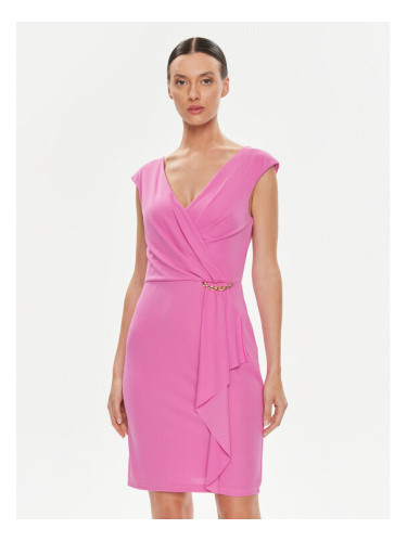 Rinascimento Коктейлна рокля CFC0019373002 Розово злато Regular Fit