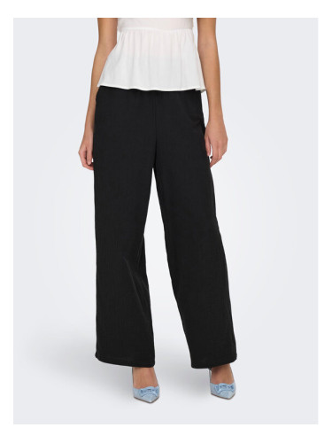 ONLY Текстилни панталони Thyra 15296375 Черен Comfort Fit