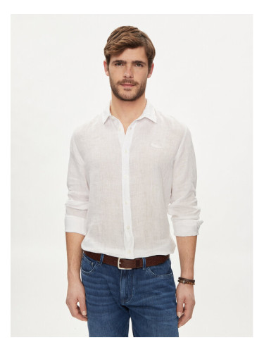 Pepe Jeans Риза Paytton PM308523 Бял Regular Fit