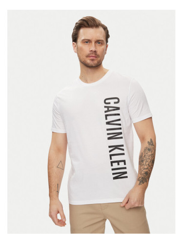 Calvin Klein Swimwear Тишърт KM0KM00998 Бял Regular Fit