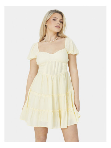 Brave Soul Лятна рокля LDRW-654BELINDAL Жълт Straight Fit