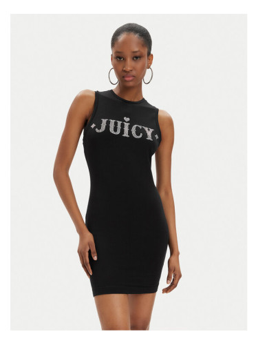 Juicy Couture Ежедневна рокля Prince Rodeo JCBED223827 Черен Slim Fit