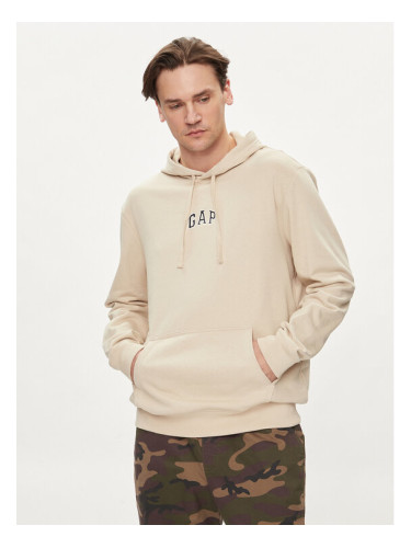 Gap Суитшърт 868455-03 Бежов Regular Fit