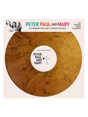 Peter, Paul and Mary - The Original Debut Recording (Limited Edition) (Numbered) (Gold Marbled Coloured) (LP)