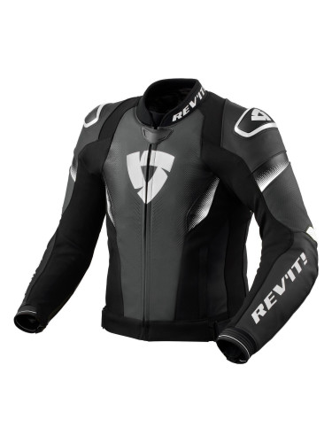 Rev'it! Jacket Control Black/White 50 Кожено яке