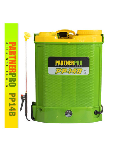 Пръскачка акумулаторна PARTNERPro PP-14B, 14л, 12V/8Ah, 4 bar