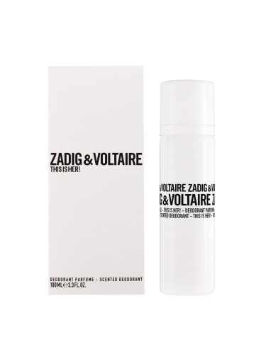 Zadig & Voltaire This Is Her!, Deodorant spray, Дезодорант за жени, 100 ml