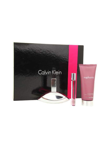 Calvin Klein Euphoria комплект за жени EDP парфюм 100 ml + BL 200 ml + EDP парфюм 10 ml 