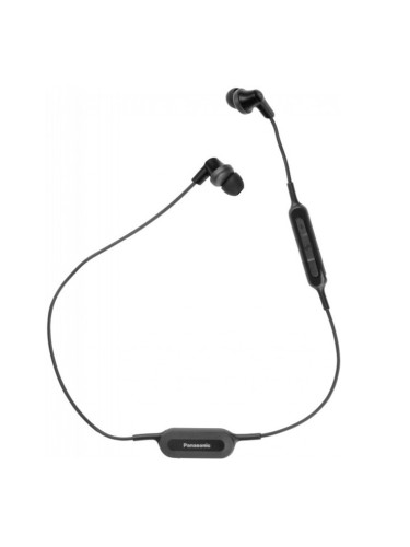 Слушалки Panasonic RP-NJ300BE-K, безжични, микрофон, Bluetooth 4.1, черни