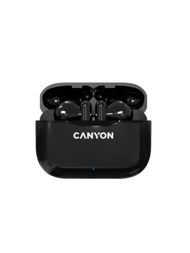 Слушалки Canyon TWS-3, безжични, Bluetooth 5.0, микрофон, черни