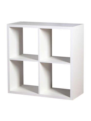 Библиотечка Clever Cube-Бял