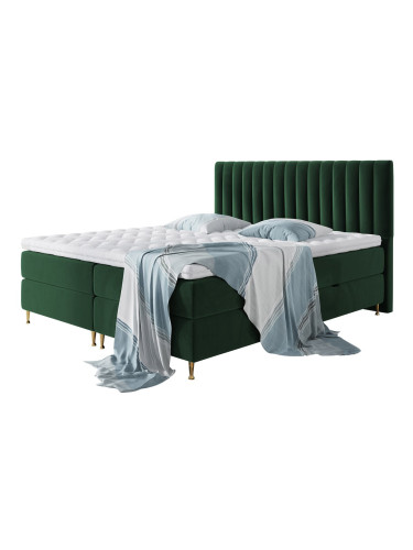 Тапицирано легло Elegance-Prasino-140 x 200 εκ.