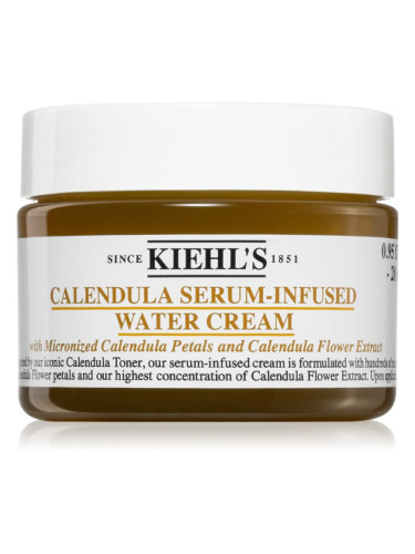 Kiehl's Calendula Serum-Infused Water Cream лек хидратиращ дневен крем за всички видове кожа, включително и чувствителна 28 мл.