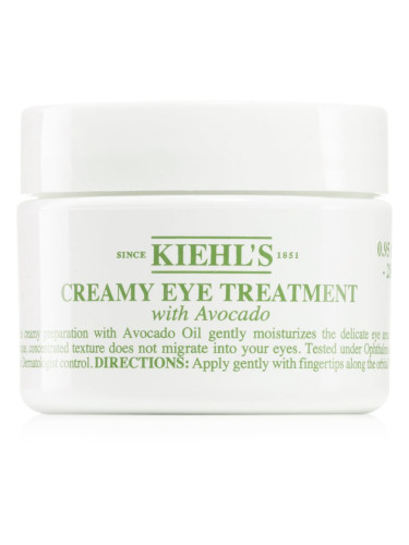 Kiehl's Avocado Creamy Eye Treatment интензивна хидратираща грижа за околоочната зона с авокадо 14 мл.