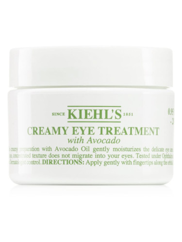 Kiehl's Creamy Eye Treatment Avocado интензивна хидратираща грижа за околоочната зона с авокадо 14 мл.