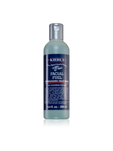 Kiehl's Facial Fuel Energizing Face Wash почистващ гел за лице за мъже 250 мл.