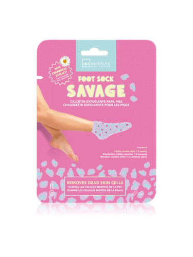 IDC Institute Foot Sock Savage ексфолираща маска за крака 1 бр.
