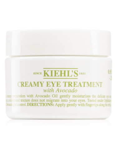 Kiehl's Avocado Creamy Eye Treatment интензивна хидратираща грижа за околоочната зона с авокадо 28 мл.