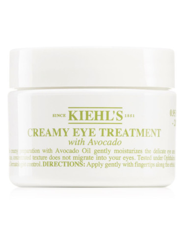 Kiehl's Creamy Eye Treatment Avocado интензивна хидратираща грижа за околоочната зона с авокадо 28 мл.