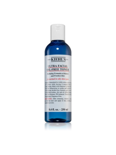 Kiehl's Ultra Facial Oil-Free Toner тоник за лице за нормална към мазна кожа 250 мл.
