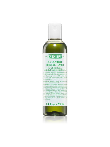Kiehl's Cucumber Herbal Toner тоник за лице за суха до чувствителна кожа 250 мл.