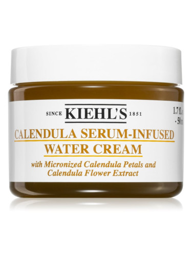 Kiehl's Calendula Serum-Infused Water Cream лек хидратиращ дневен крем за всички видове кожа, включително и чувствителна 50 мл.