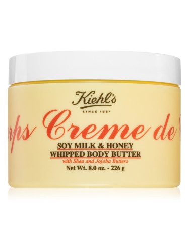 Kiehl's Creme de Corps Soy Milk & Honey Whipped Body Butter масло за тяло с масло от шеа 226 гр.