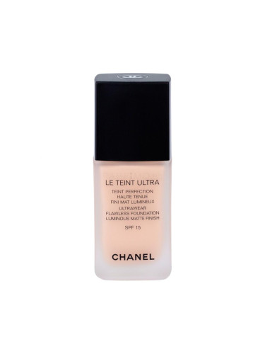 Chanel Le Teint Ultra SPF15 Фон дьо тен за жени 30 ml Нюанс 12 Beige Rosé увредена кутия