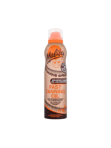 Malibu Continuous Spray Fast Tannin Oil With Carotene Слънцезащитна козметика за тяло 175 ml