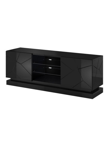 TV шкаф Qiu-Дължина: 160 cm-black