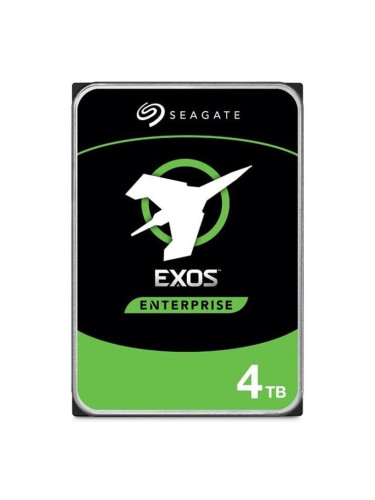 Твърд диск 4TB Seagate Server Exos 7E8 512E/4kn (ST4000NM002A), SATA 6Gb/s, 7200 rpm, 256MB, 3.5" (8.89cm)