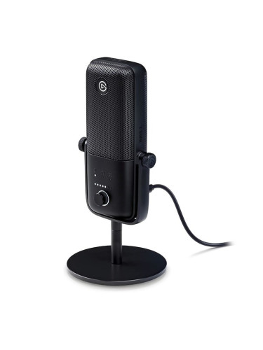 Микрофон Elgato Wave 3, предназначен за гейминг и стрийминг, 70 Hz - 20 kHz, USB, AUX, 2.5m кабел, черен