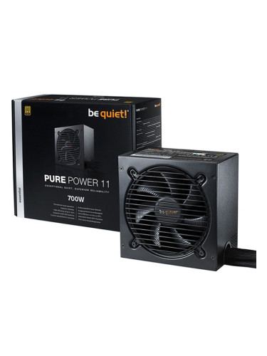 Захранване be quiet! Pure Power 11, 700W, Active PFC, 80 PLUS GOLD, 120 mm вентилатор