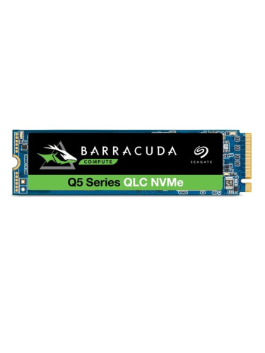Памет SSD 2TB Seagate BarraCuda Q5, NVMe, M.2 (2280), скорост на четене 2400 MB/s, скорост на запис 1800 MB/s