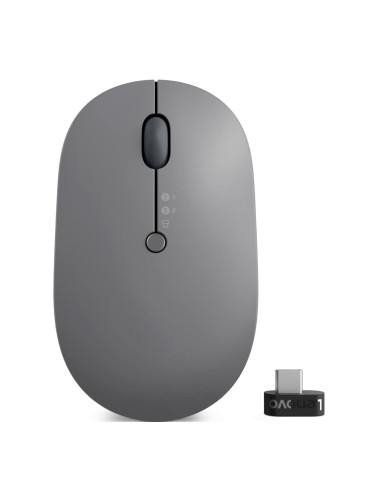 Мишка LENOVO Go Wireless Mouse(4Y51C21217), оптична,(2400 dpi), безжична, USB-C, сива,