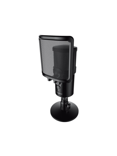 Микрофон Creative Live! Mic M3, USB, със стойка 50-18,000 Hz, Detachable Pop Filter, Mutte Buton, дължина на кабела 1.5m, черен
