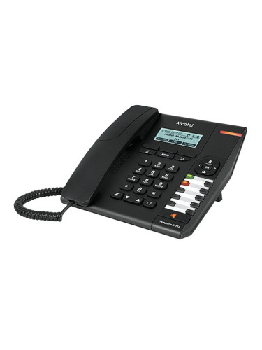VoIP телефон Alcatel Temporis IP151, овсетен дисплей, PoE, 2x 10/100Mbps RJ45, черен