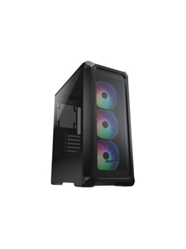 Кутия Cougar Gaming Archon 2 Mesh RGB, Mini ITX/Micro ATX/ATX, 2x USB 3.0, прозорец, черна, без захранване