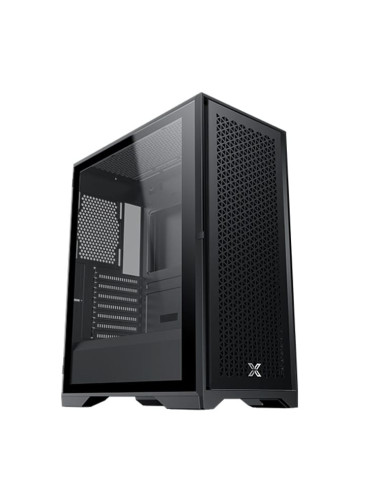 Кутия Xigmatek LUX S, ATX, M-ATX, Mini-ITX, 1x USB 3.0, 2x USB 2.0, HD Audio, черна, без захранване